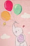 Conceptum Alfombra Balloons Rosa 140 x 190 cm